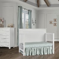 White 5-in-1 Convertible Crib - Morgan