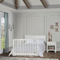 White 5-in-1 Convertible Crib - Morgan-2