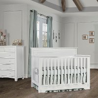 White 5-in-1 Convertible Crib - Morgan-3