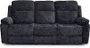 Clearance Navy Blue Reclining Sofa - Castaway