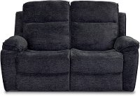 Navy Blue Reclining Loveseat - Castaway
