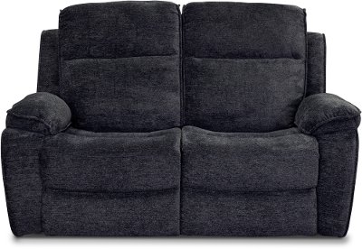 Navy Blue Reclining Loveseat - Castaway