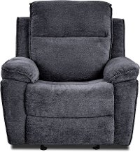 Navy Blue Glider Recliner - Castaway