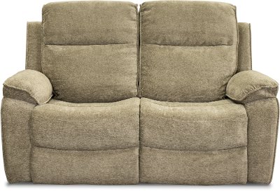 Stone Brown Reclining Loveseat - Castaway
