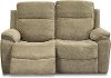 Stone Brown Reclining Loveseat - Castaway -2