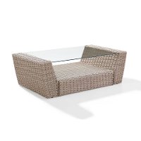 CO7230-WH Outdoor Wicker Coffee Table - St Augustine-3