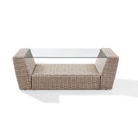 CO7230-WH Outdoor Wicker Coffee Table - St Augustine-4