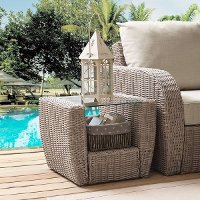 C07231-WH Outdoor Wicker Side Table - St Augustine-2