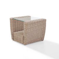C07231-WH Outdoor Wicker Side Table - St Augustine-5