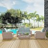 K070132WH-MI 4 Piece Outdoor Wicker Patio Set - St Augustine-2