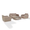 K070132WH-MI 4 Piece Outdoor Wicker Patio Set - St Augustine-7