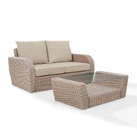 KO70133WH-OL 2 Piece Outdoor Wicker Patio Set - St Augustine-3