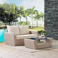 KO70133WH-OL 2 Piece Outdoor Wicker Patio Set - St Augustine-7