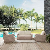 KO70134WH-OL 3 Piece Outdoor Wicker Patio Set - St Augustine-2