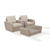 K070135WH-OL 3 Piece Outdoor Wicker Patio Set - St Sugustine-4