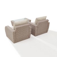 KO70135WH-OL 3 Piece Outdoor Wicker Patio Set - St Sugustine-7