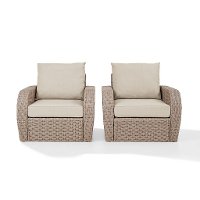 KO70136WH-OL 2 Piece Outdoor Wicker Chair Set - St Augustine-2