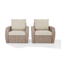 KO70136WH-OL 2 Piece Outdoor Wicker Chair Set - St Augustine-3