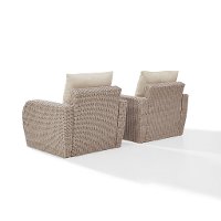 KO70136WH-OL 2 Piece Outdoor Wicker Chair Set - St Augustine-5
