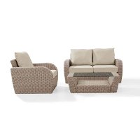 KO70137WH-OL 3 Piece Outdoor Wicker Patio Set - St Augustine-3