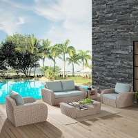 KO70138WH-MI 5 Piece Outdoor Wicker Patio Set - St Augustine-3