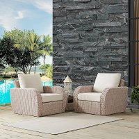 KO70139WH-OL 3 Piece Outdoor Wicker Patio Set - St Sugustine-2