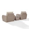 K070139WH-OL 3 Piece Outdoor Wicker Patio Set - St Sugustine-6