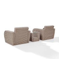 KO70139WH-OL 3 Piece Outdoor Wicker Patio Set - St Sugustine-7