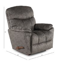 10-766/B153853/REC Silver Manual Reclina Rocker Recliner - Morrison-2
