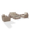 K070140WH-OL 6 Piece Outdoor Wicker Patio Set - St Augustine-4