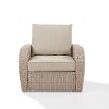 K070141WH-OL Outdoor Wicker Arm Chair with Oatmeal Cushions - St Augustine-3