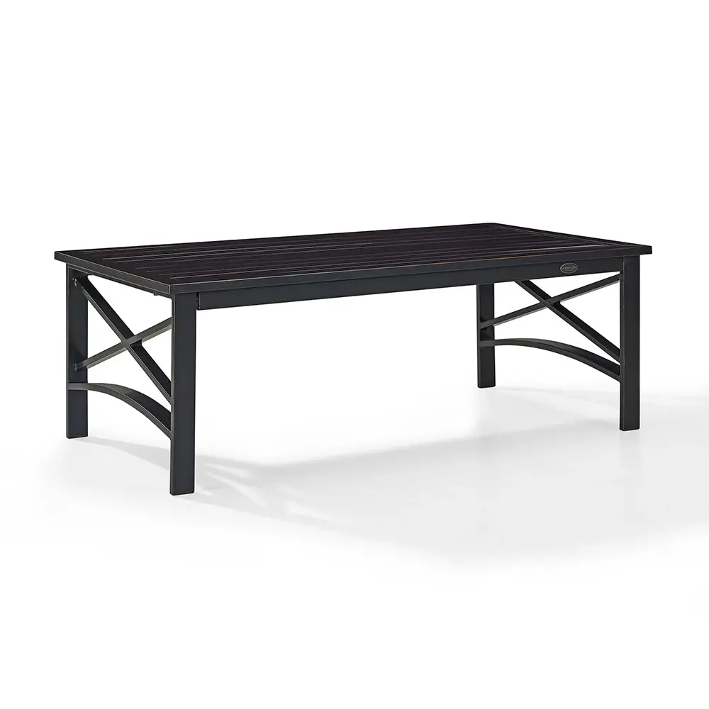 CO6207-BZ Oiled Bronze Outdoor Patio Coffee Table - Kaplan-1