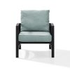 KO60007BZ-MI Oiled Bronze Outdoor Patio Arm Chair - Kaplan