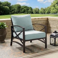 KO60007BZ-MI Oiled Bronze Outdoor Patio Arm Chair - Kaplan-2