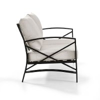 KO60008BZ-OL Bronze and Tan Outdoor Patio Loveseat - Kaplan-4