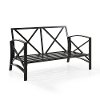 KO60008BZ-OL Bronze and Tan Outdoor Patio Loveseat - Kaplan-6