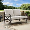 KO60008BZ-OL Bronze and Tan Outdoor Patio Loveseat - Kaplan-7