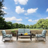 KO60009BZ-MI Mist Gray 4 Piece Outdoor Patio Furniture Set - Kaplan-2