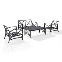 KO60009BZ-MI Mist Gray 4 Piece Outdoor Patio Furniture Set - Kaplan-6