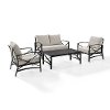 KO60009BZ-OL 4 Piece Cream Outdoor Patio Seating Set - Kaplan-3