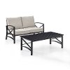 KO60010BZ-OL 2 Piece Cream Outdoor Patio Seating Set - Kaplan-1