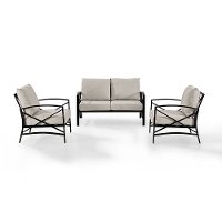 KO60011BZ-OL Cream 3 Piece Outdoor Patio Furniture Set - Kaplan-3