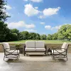 KO60011BZ-OL Kaplan Cream and Bronze 3 pc Patio Furniture Set