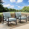 KO60013BZ-MI Set of 2 Oiled Bronze Outdoor Patio Arm Chairs - Kaplan-6