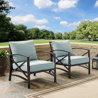 KO60013BZ-MI Set of 2 Oiled Bronze Outdoor Patio Arm Chairs - Kaplan-6