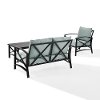 KO60014BZ-MI 3 Piece Mist Gray Outdoor Patio Seating Set - Kaplan-4