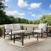 KO60014BZ-OL 3 Piece Cream Outdoor Patio Seating Set - Kaplan-2