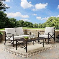 KO60014BZ-OL Cream 3 Piece Outdoor Patio Furniture Set - Kaplan-2