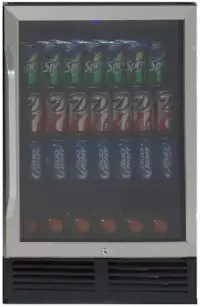 BCA516SS Avanti 5.0 cu ft Compact Beverage Refrigerator - Stainless Steel