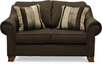Casual Classic Chocolate Brown Loveseat - Rialto